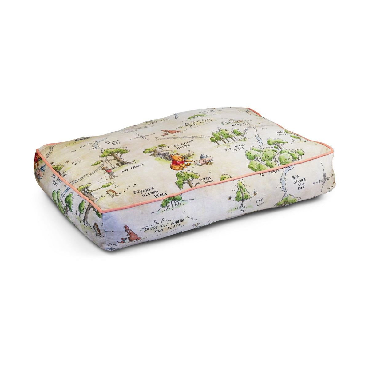 Buckle-Down Disney Winnie the Pooh Hundred Acre Wood Dog Bed