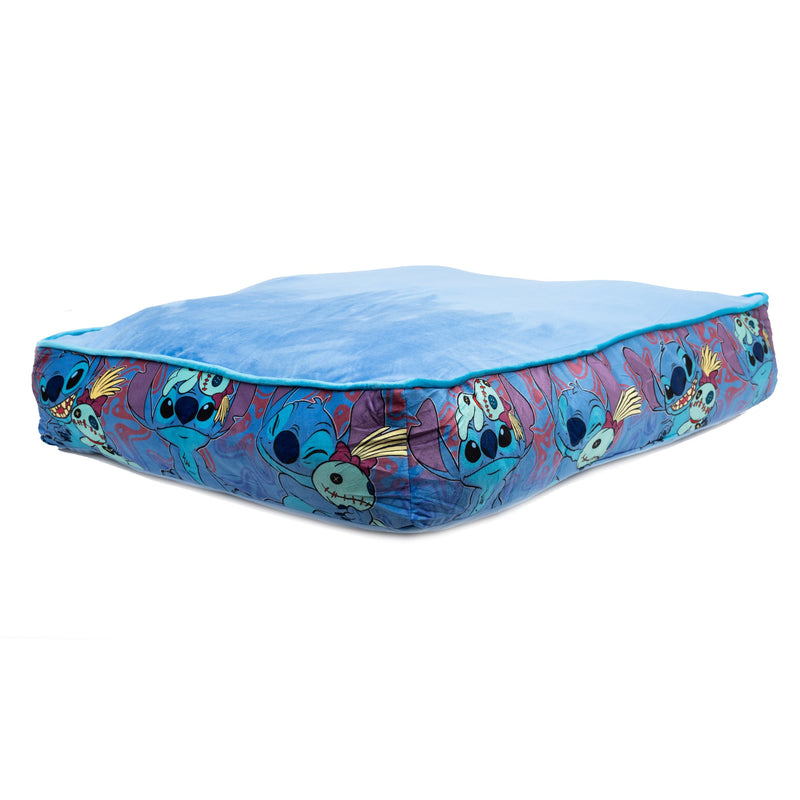 Buckle-Down Disney Stitch & Scrump Rectangle Dog Bed