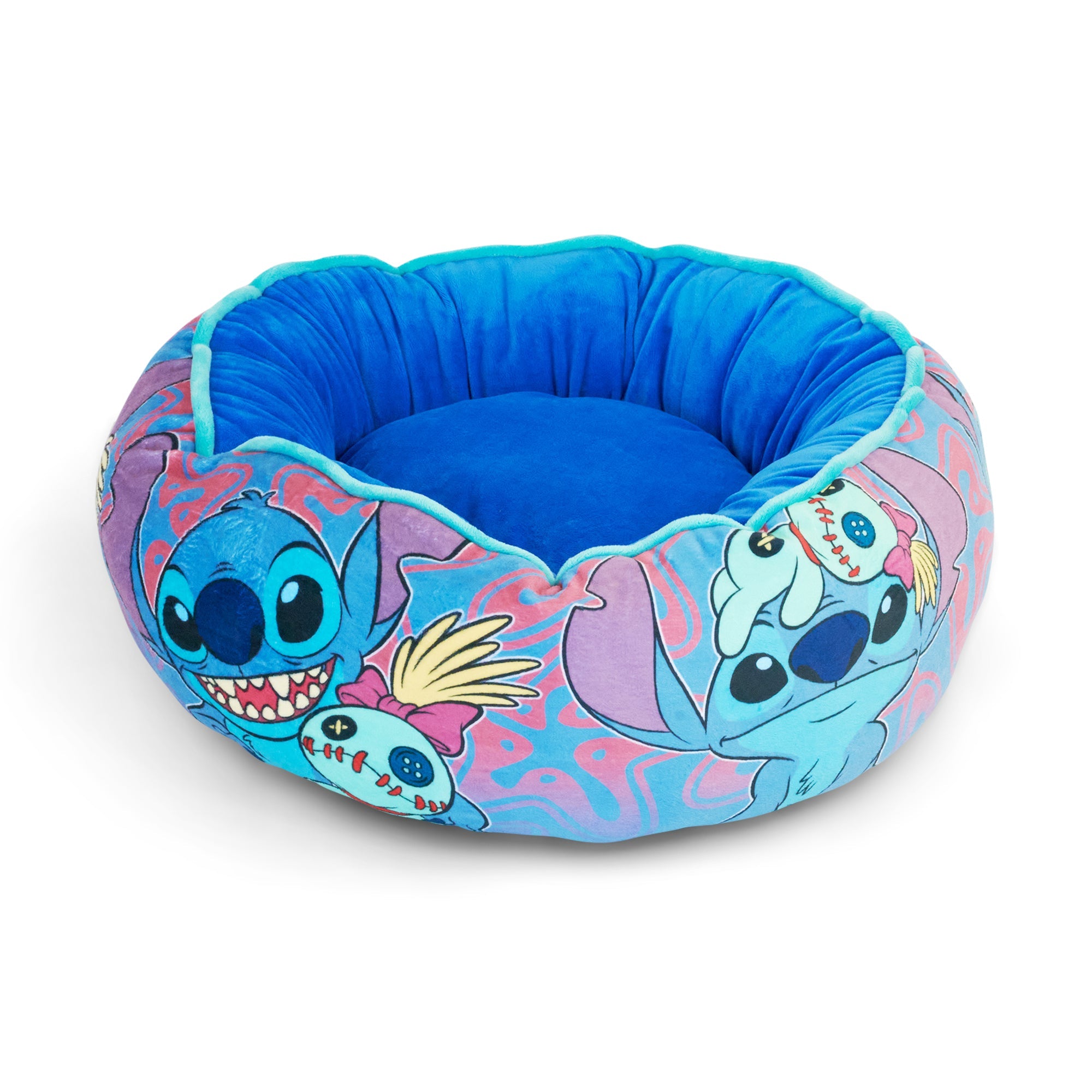 Buckle-Down Disney Stitch & Scrump Donut Dog Bed
