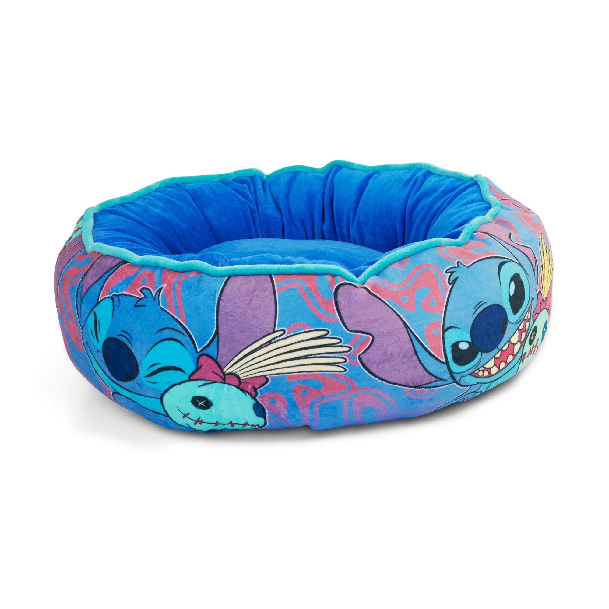 Buckle-Down Disney Stitch & Scrump Donut Dog Bed