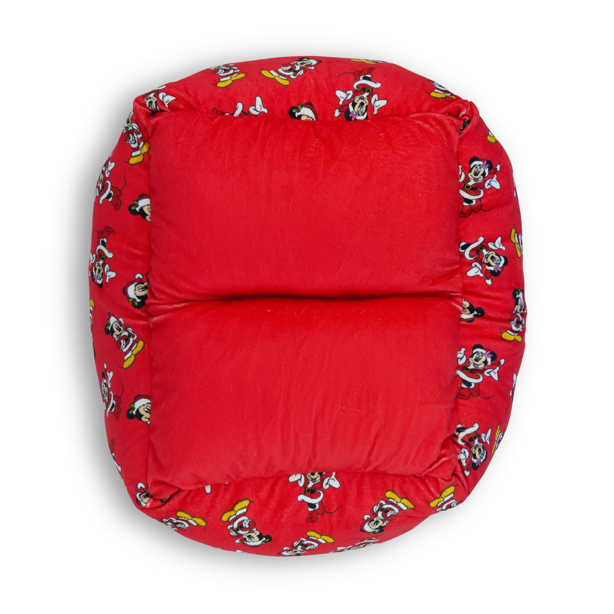 Buckle-Down Disney Santa Mickey & Minnie Cuddler Dog Bed