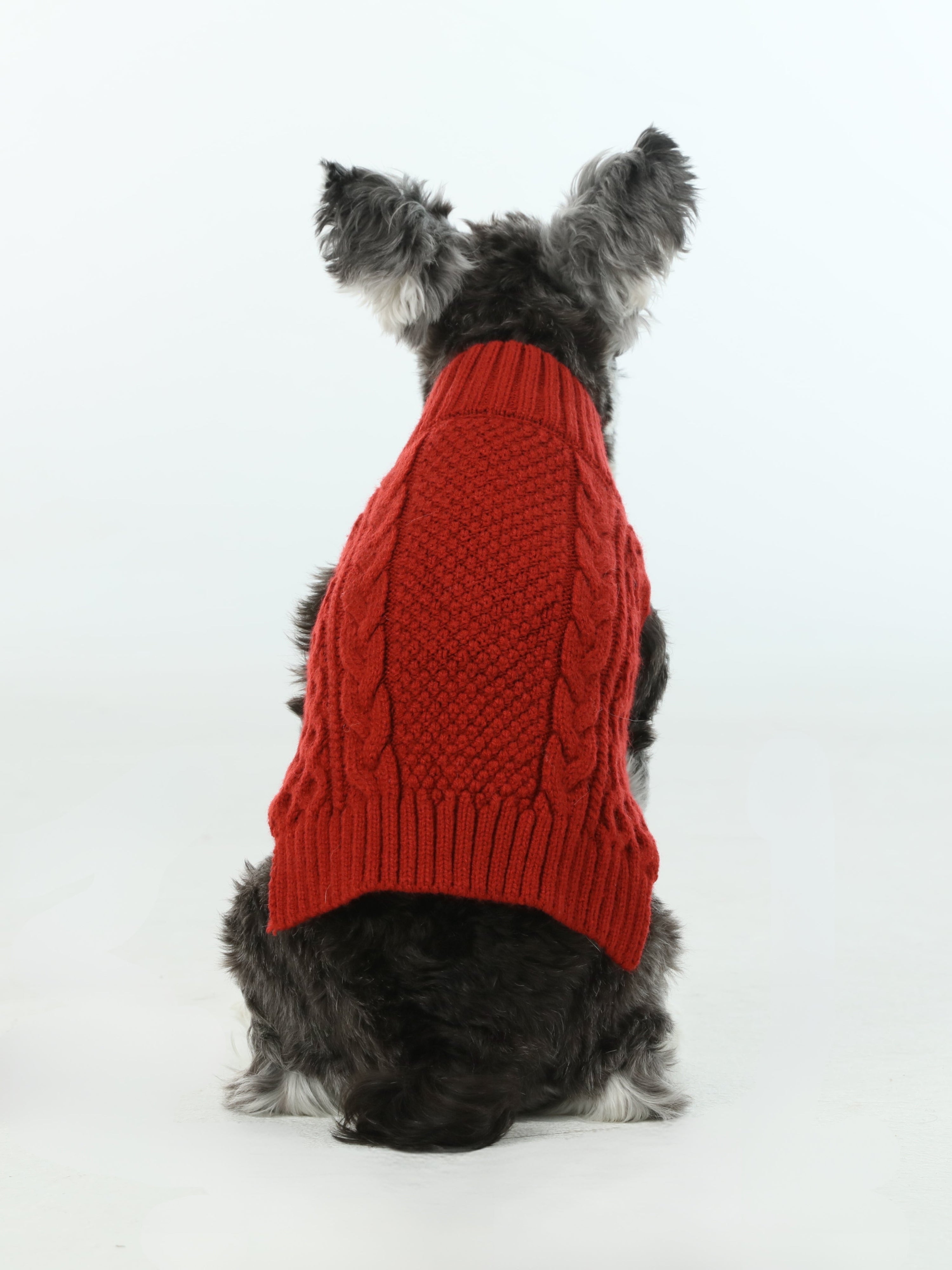 Pet Sweater Vest-Red