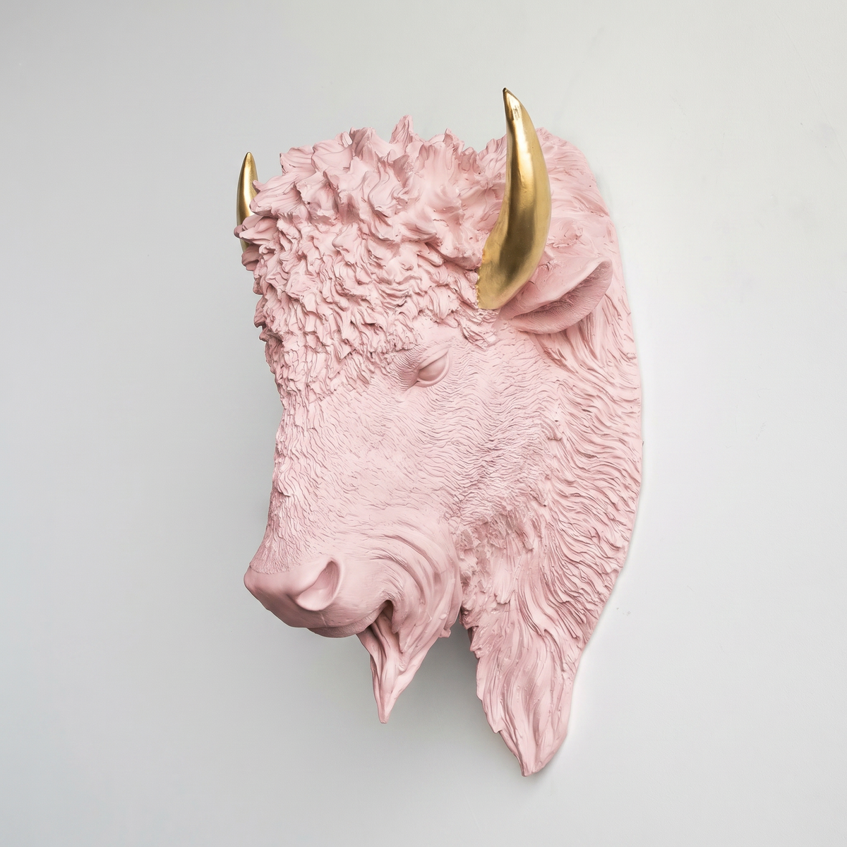 Faux Bison Sculpture