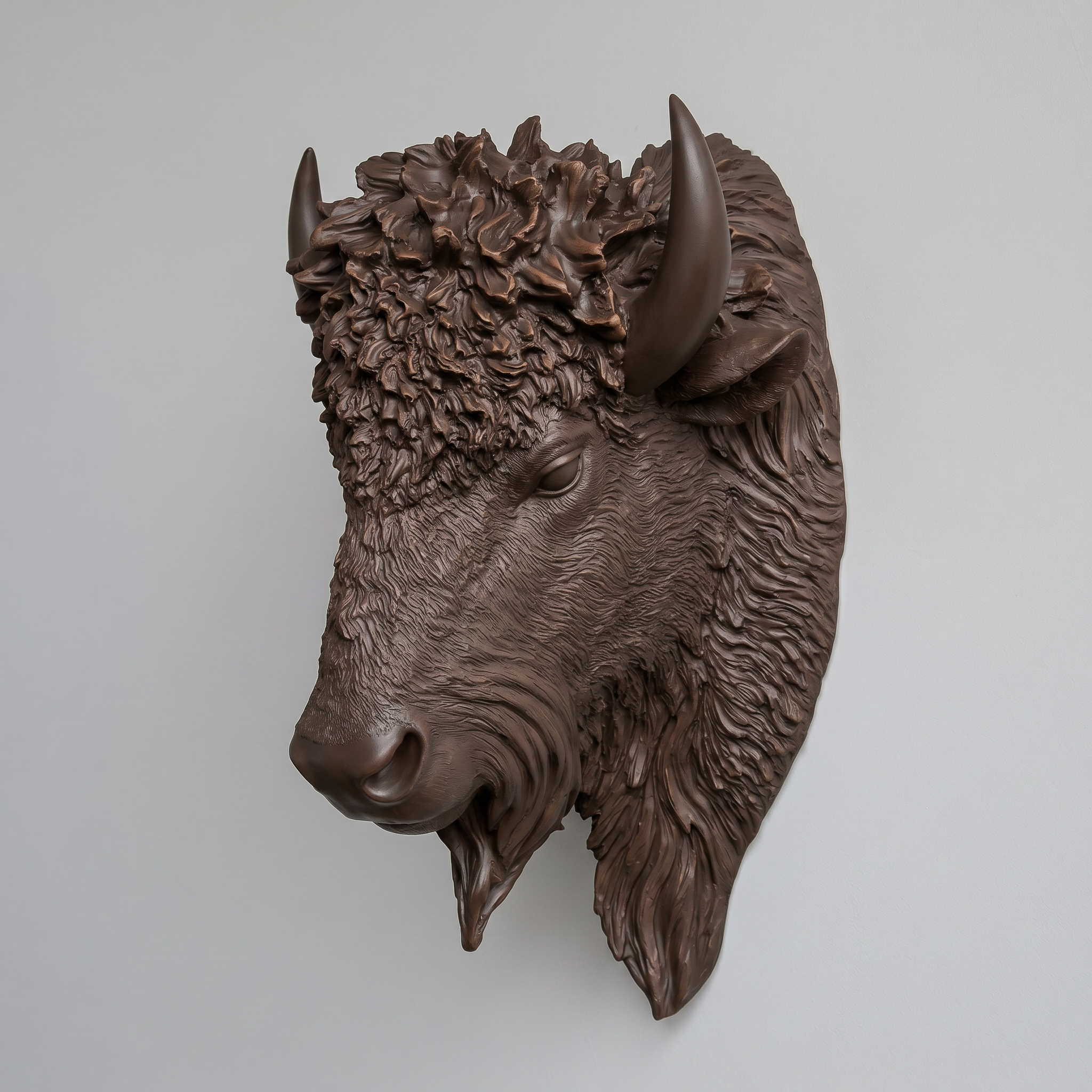 Faux Bison Sculpture