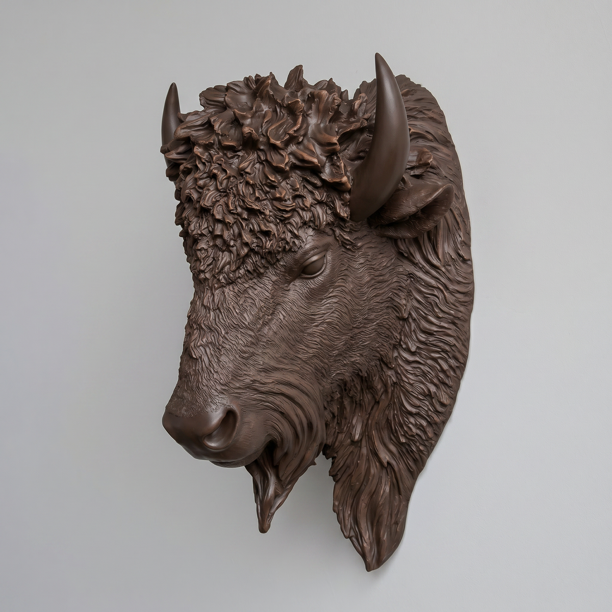 Faux Bison Sculpture