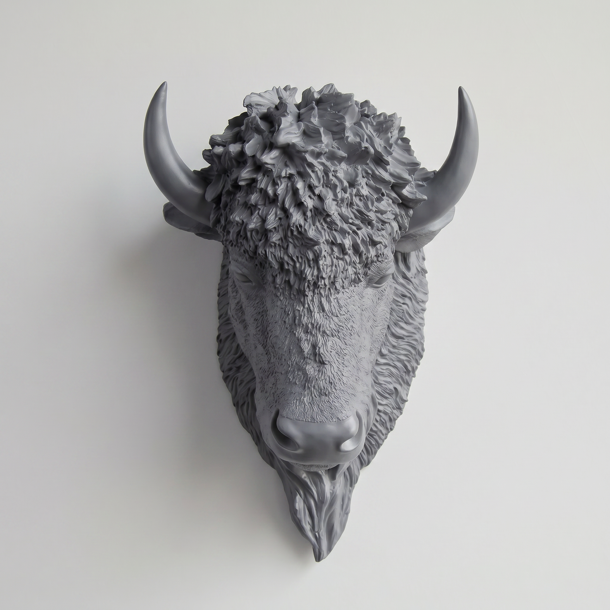 Faux Bison Sculpture