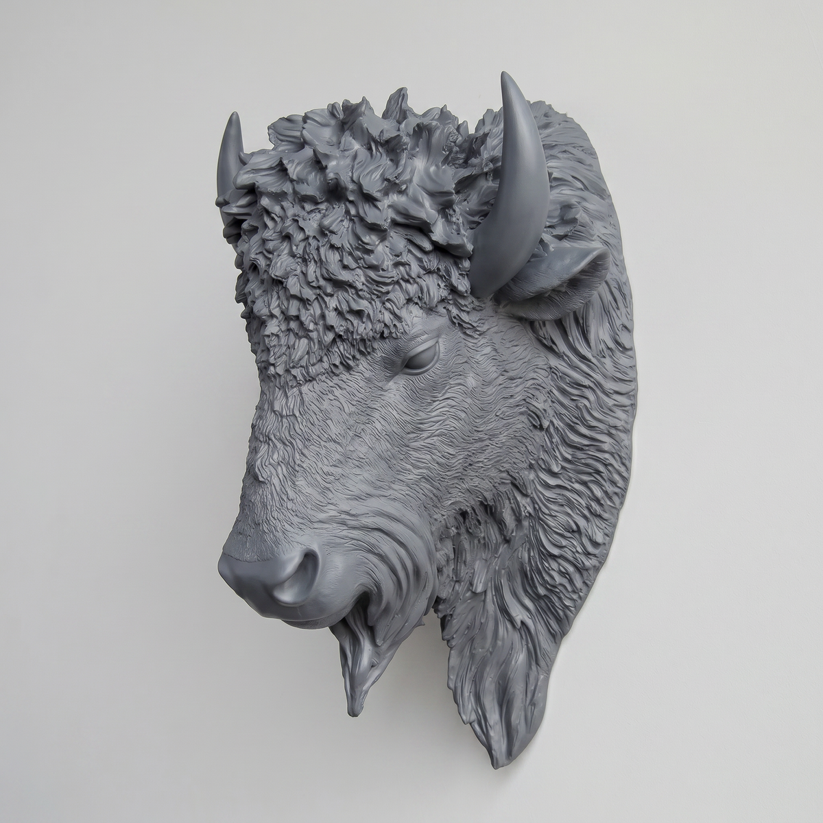Faux Bison Sculpture
