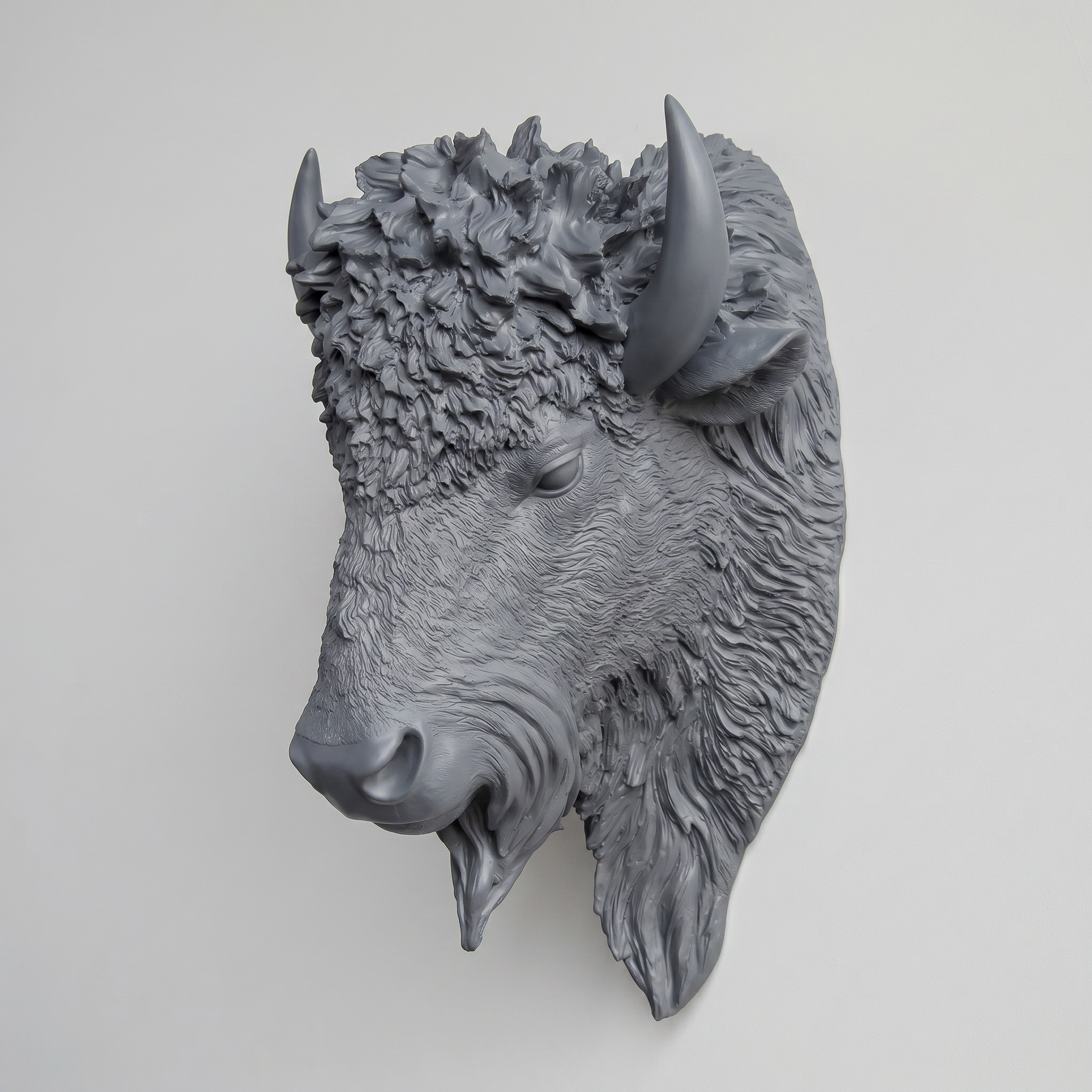 Faux Bison Sculpture