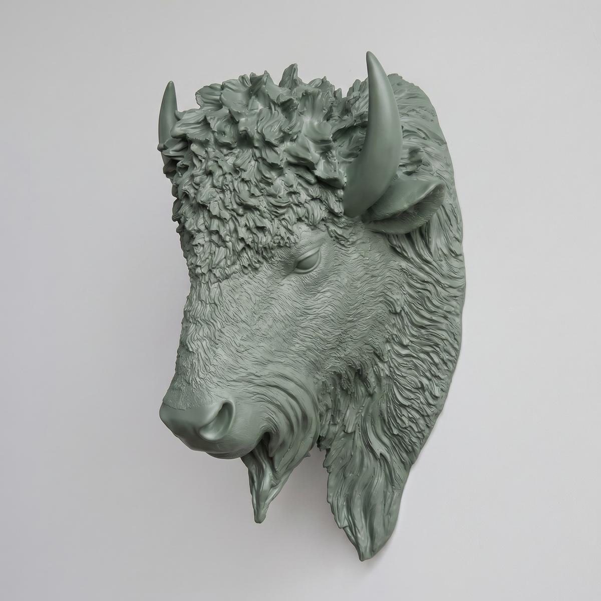 Faux Bison Sculpture