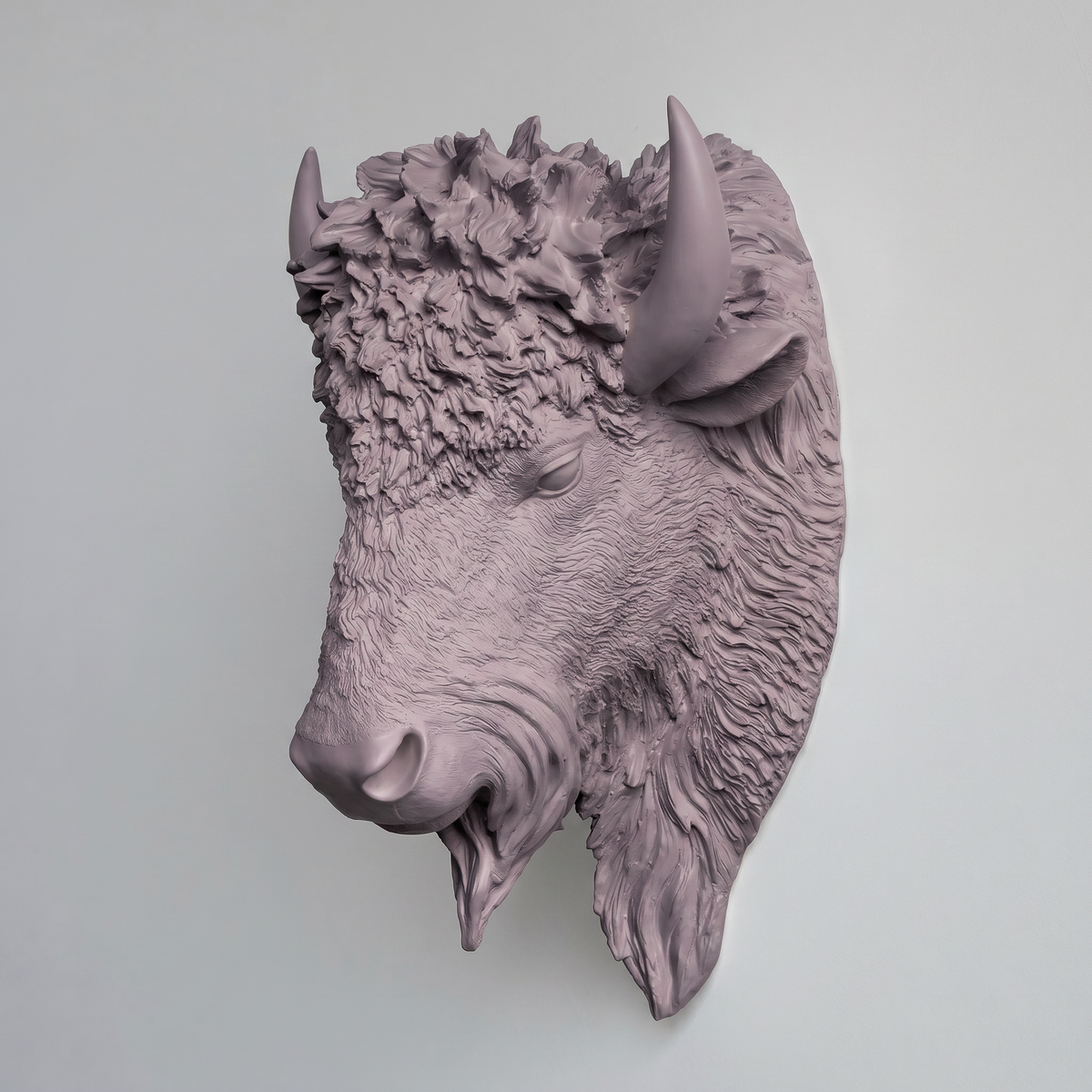 Faux Bison Sculpture