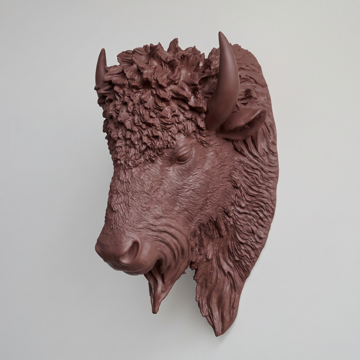 Faux Bison Sculpture