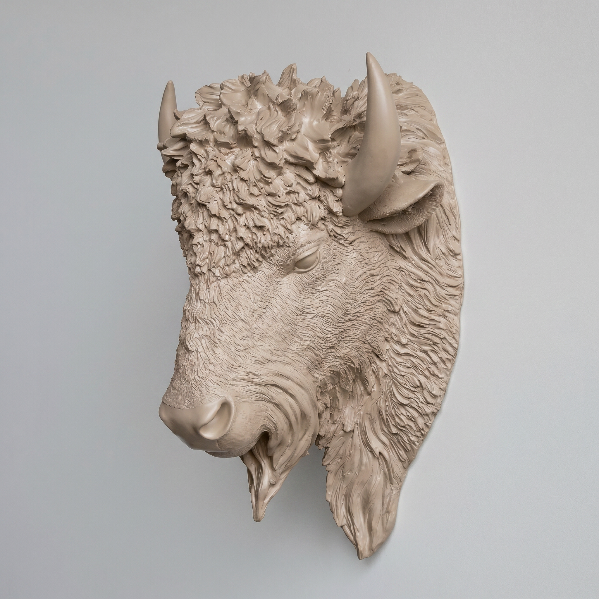 Faux Bison Sculpture