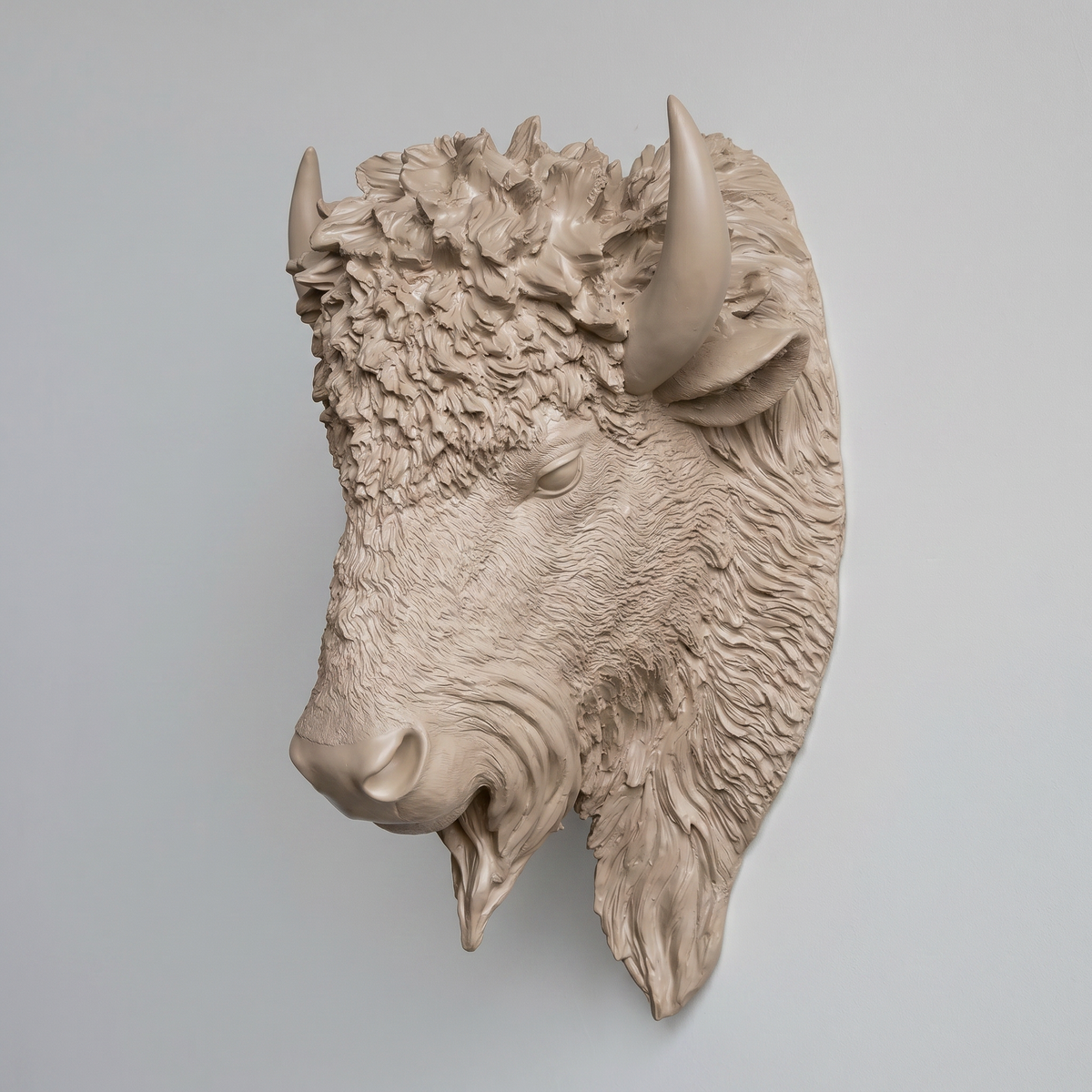 Faux Bison Sculpture