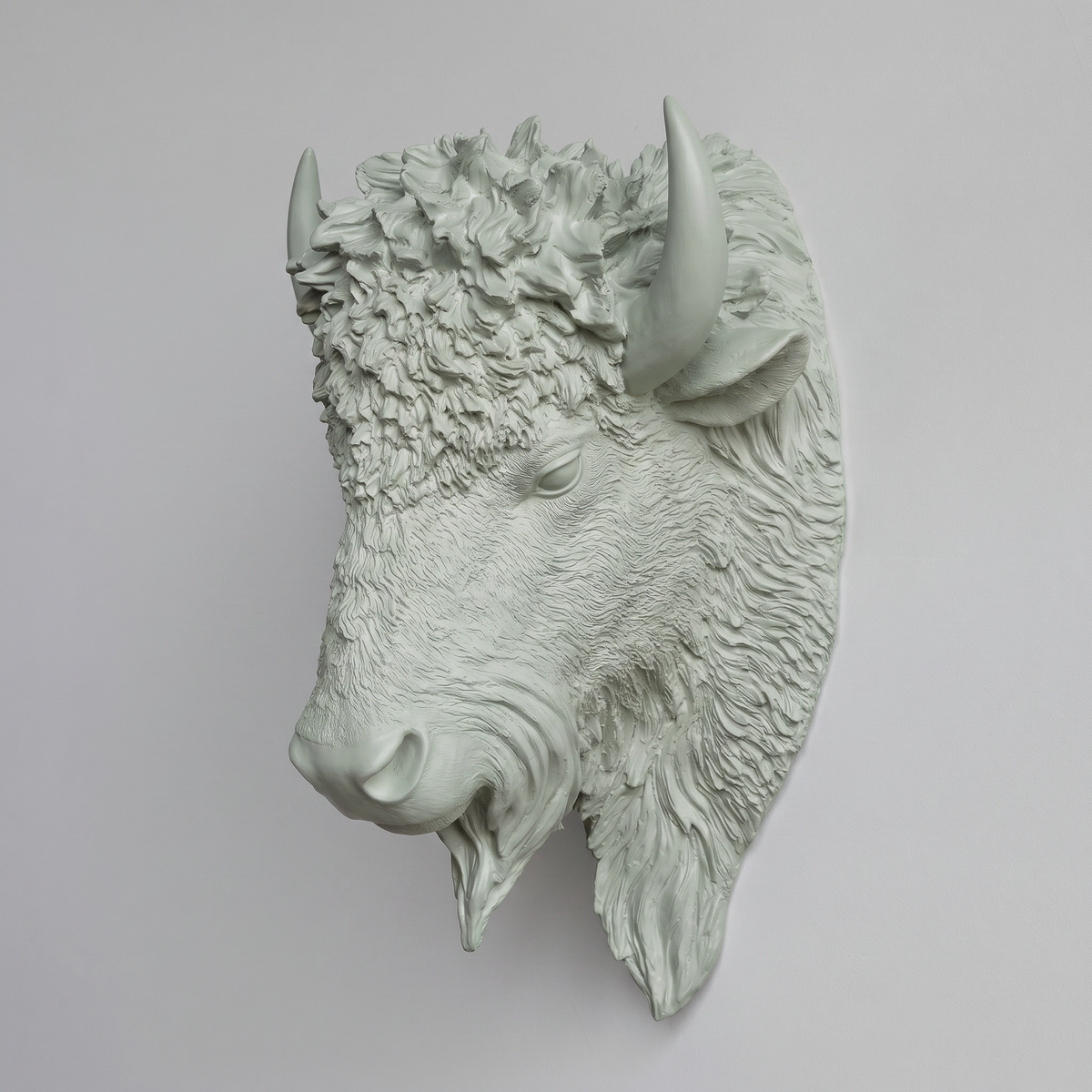 Faux Bison Sculpture