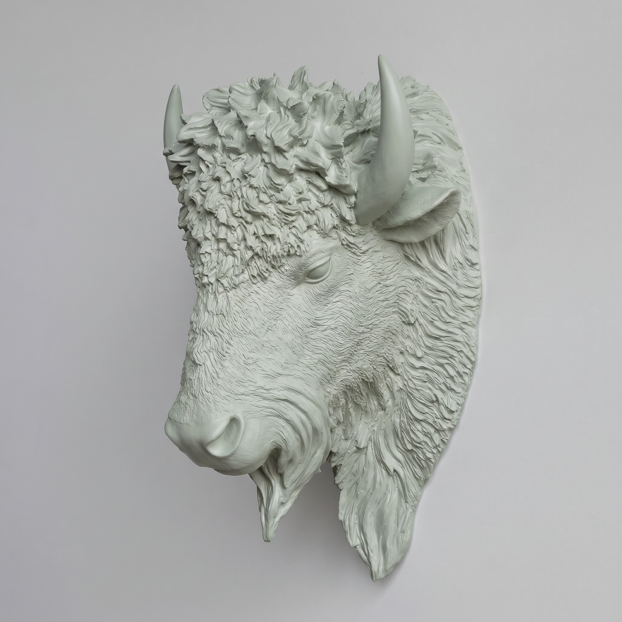Faux Bison Sculpture