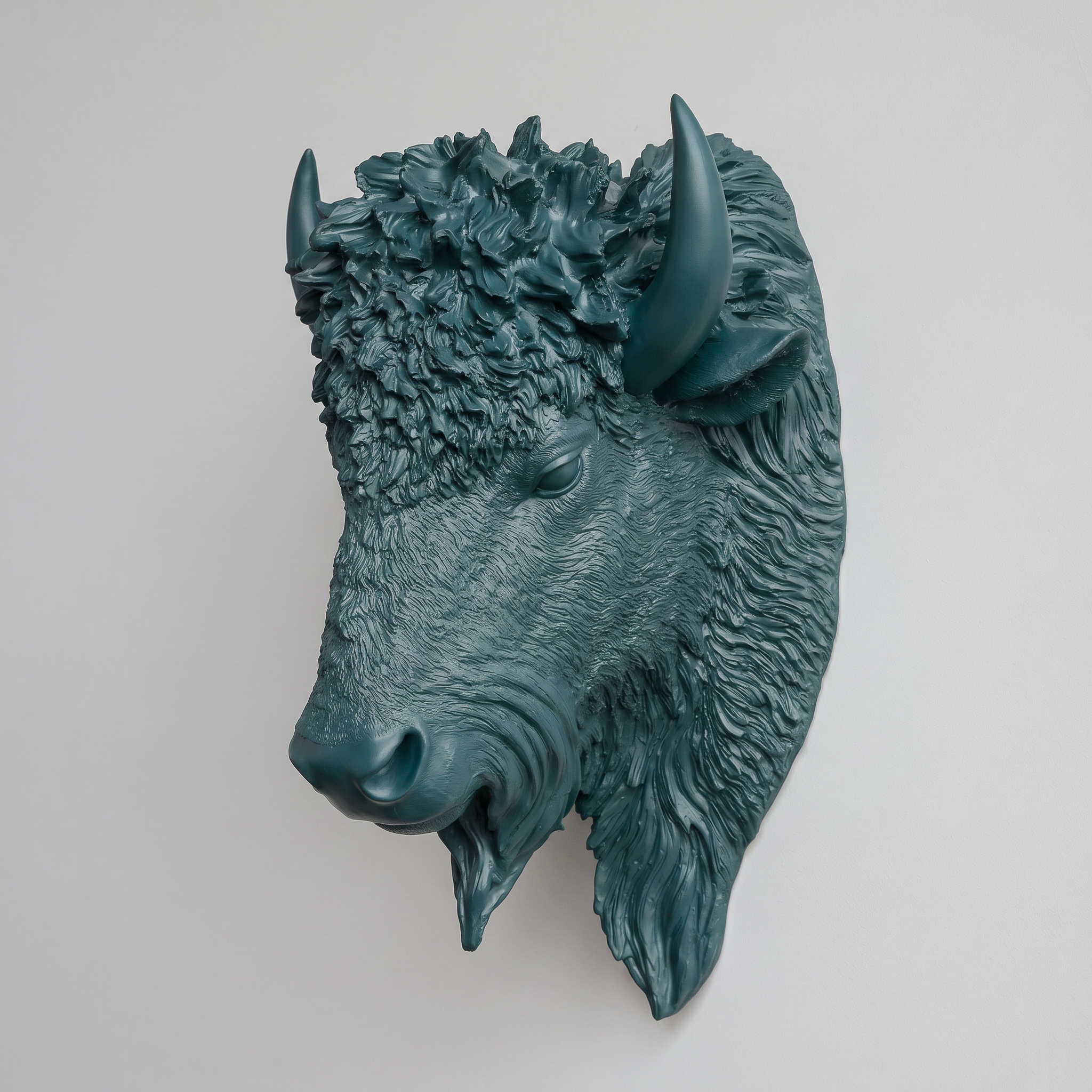 Faux Bison Sculpture