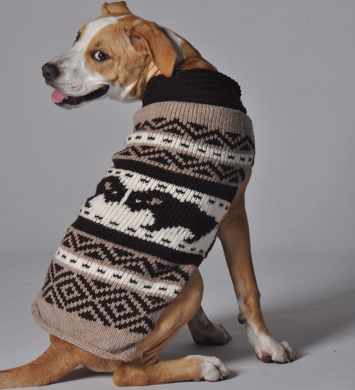 Chilly Dog Bison Wool Dog Sweater