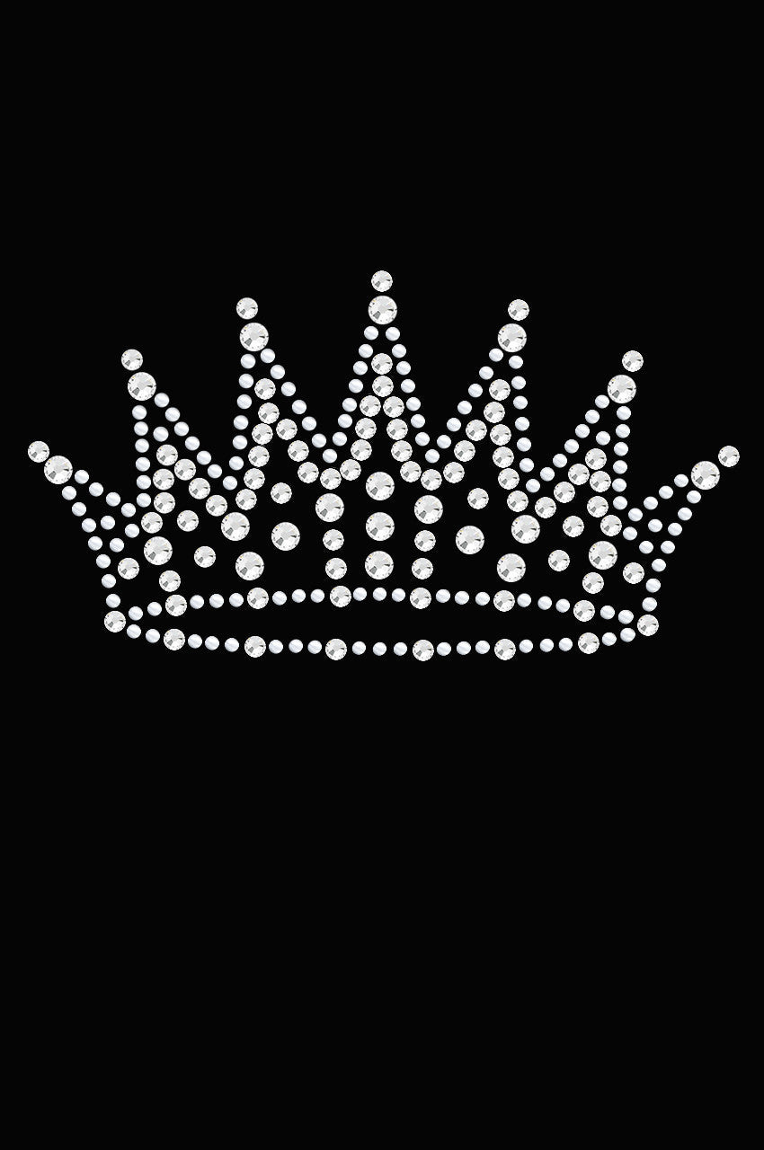 Crown 1 (Austrian crystal Rhinestones) - Womens T-shirt