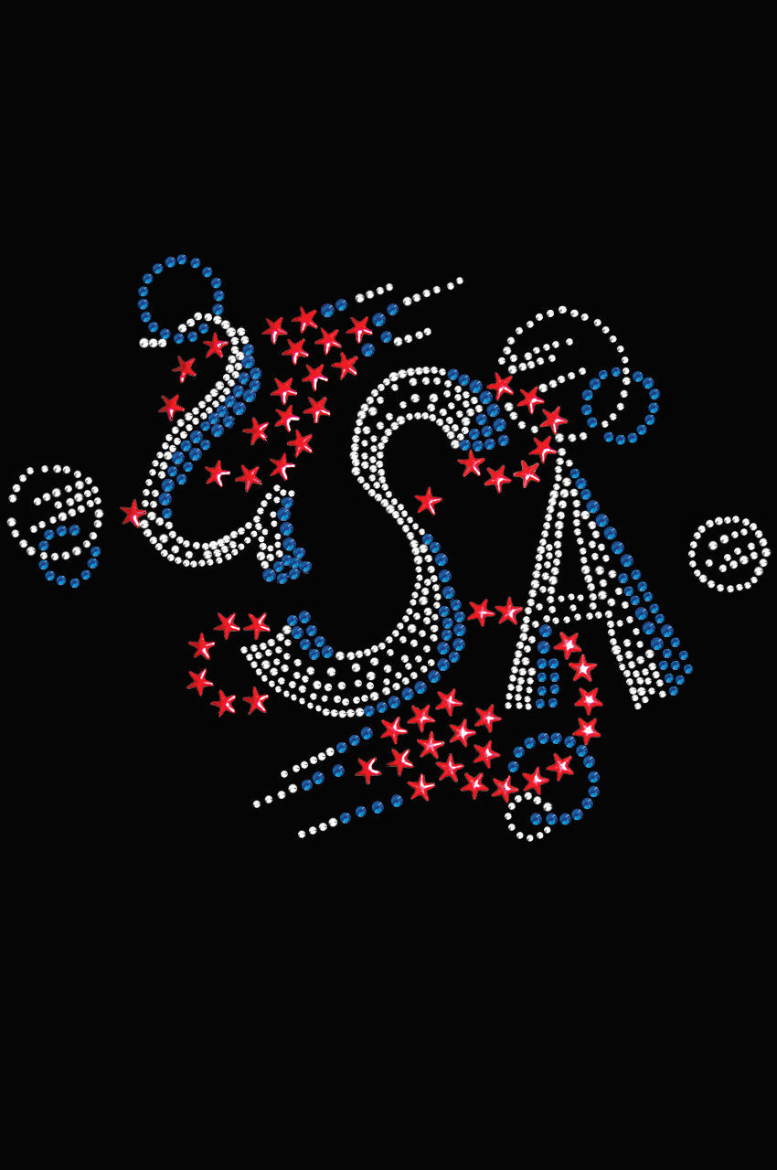 Large USA - Womens T-shirt