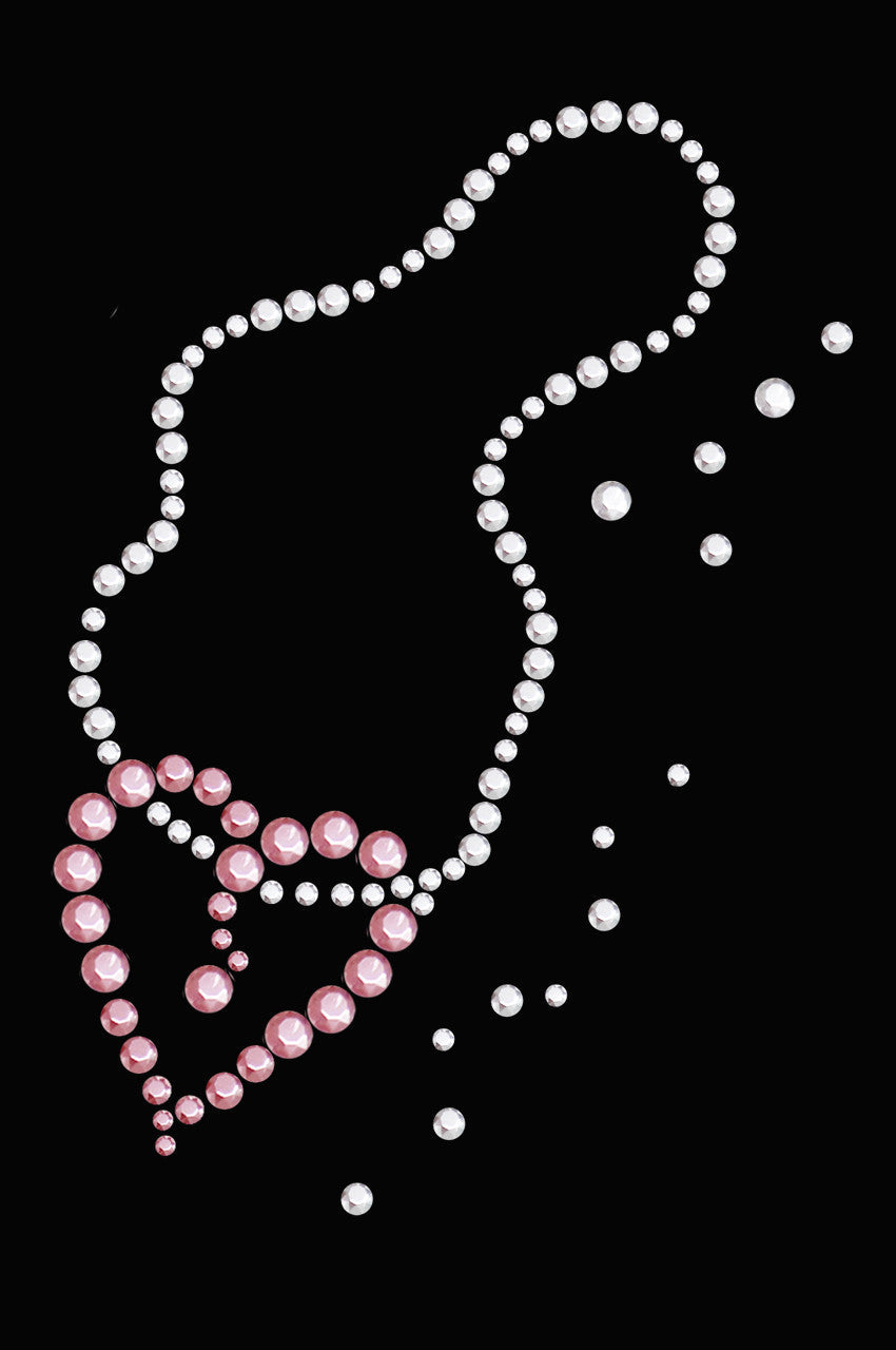 Heart Necklace - Womens T-shirt