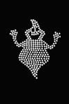 Fat Rhinestone Ghost - Womens T-shirt