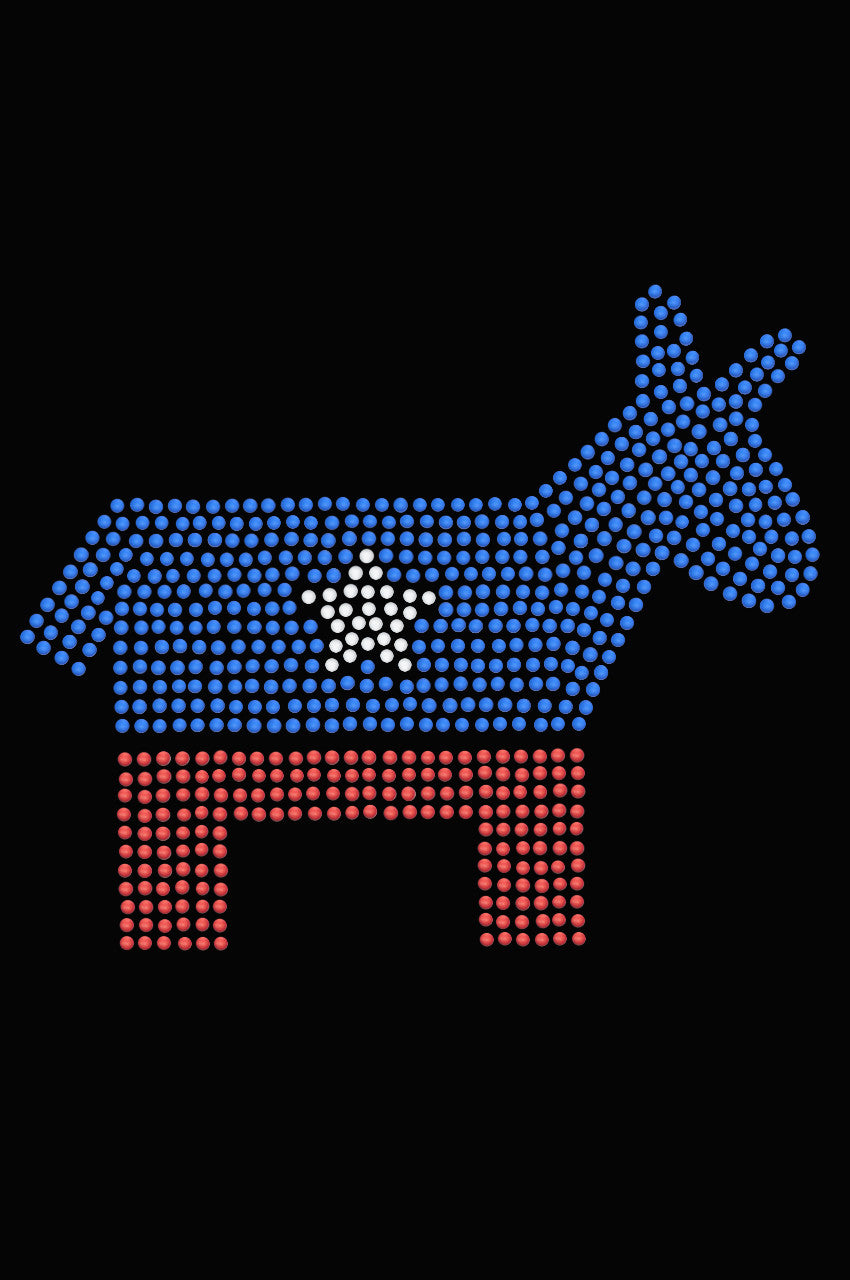 Patriotic Donkey - Womens T-shirt