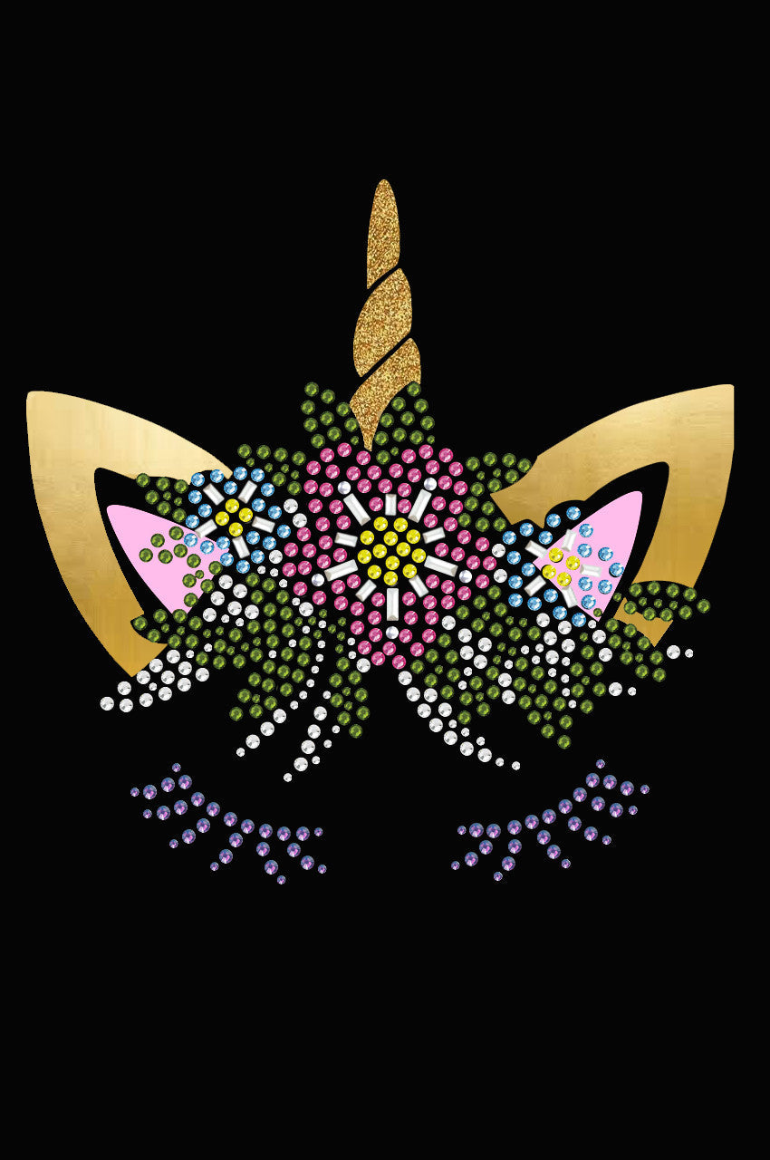 Unicorn with Flowers - Womens Tee