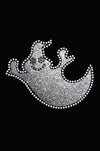 Silver Glitter Ghost - Womens T-shirt