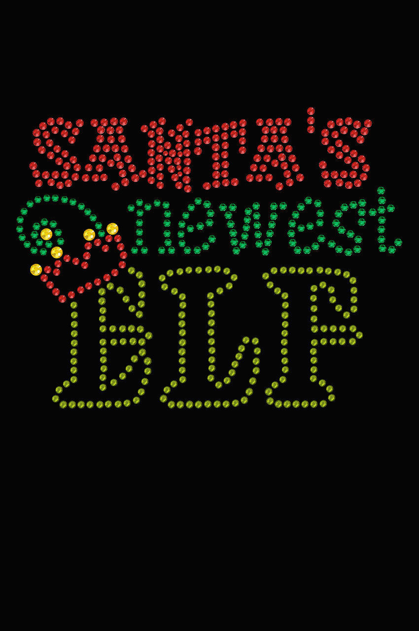 Santas Newest Elf - Womens T-shirt