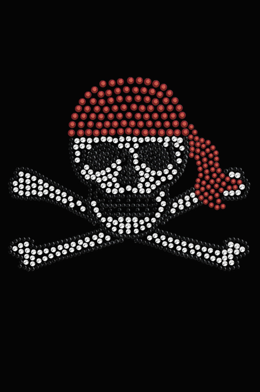 Skull with Red Bandanna - Womens Tee