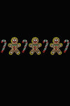 Gingerbread Men & Candy Canes - Womens T-shirt