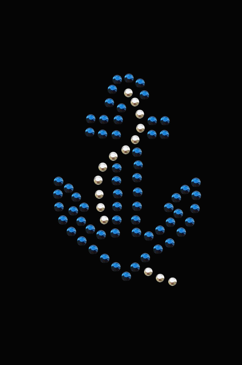 Anchor (Small Blue) - Womens T-shirt