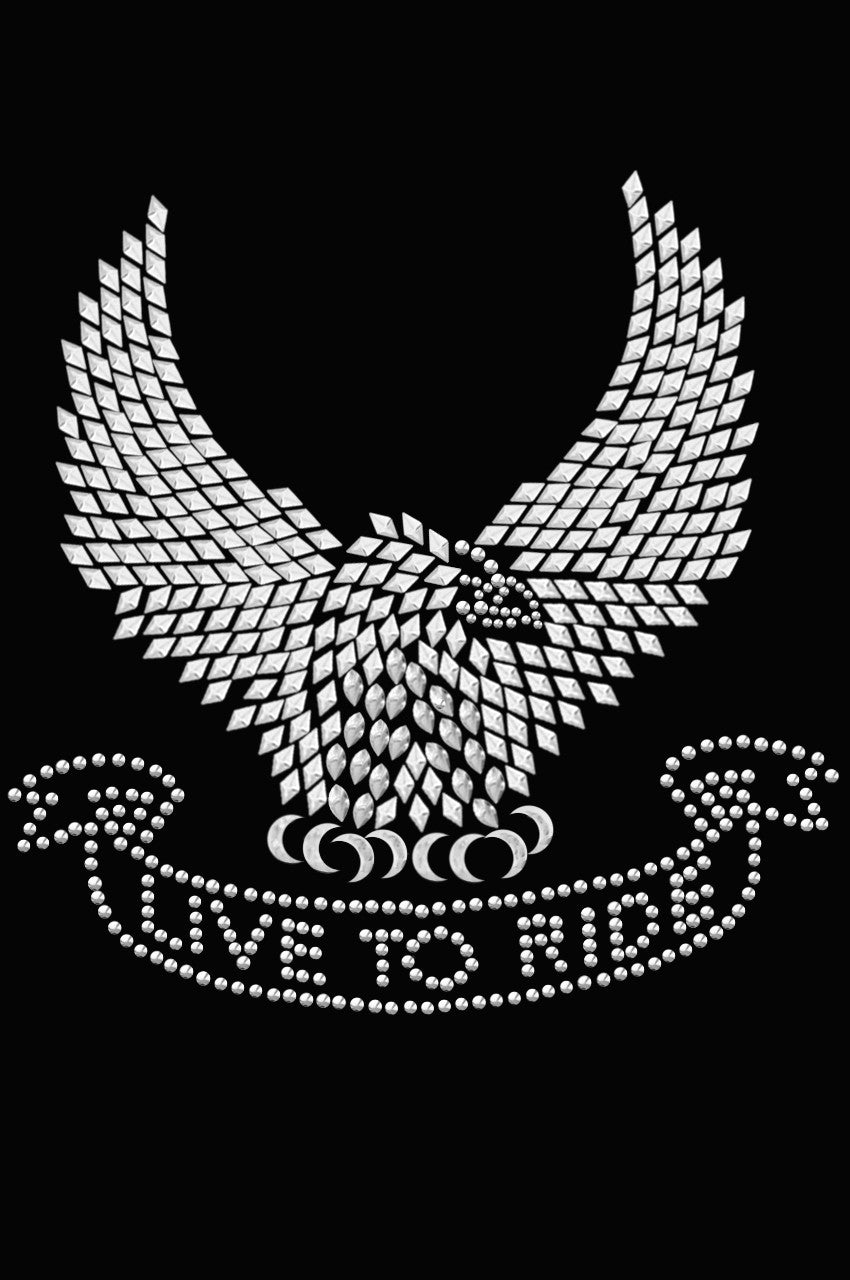 Live to Ride Eagle - Womens T-shirt