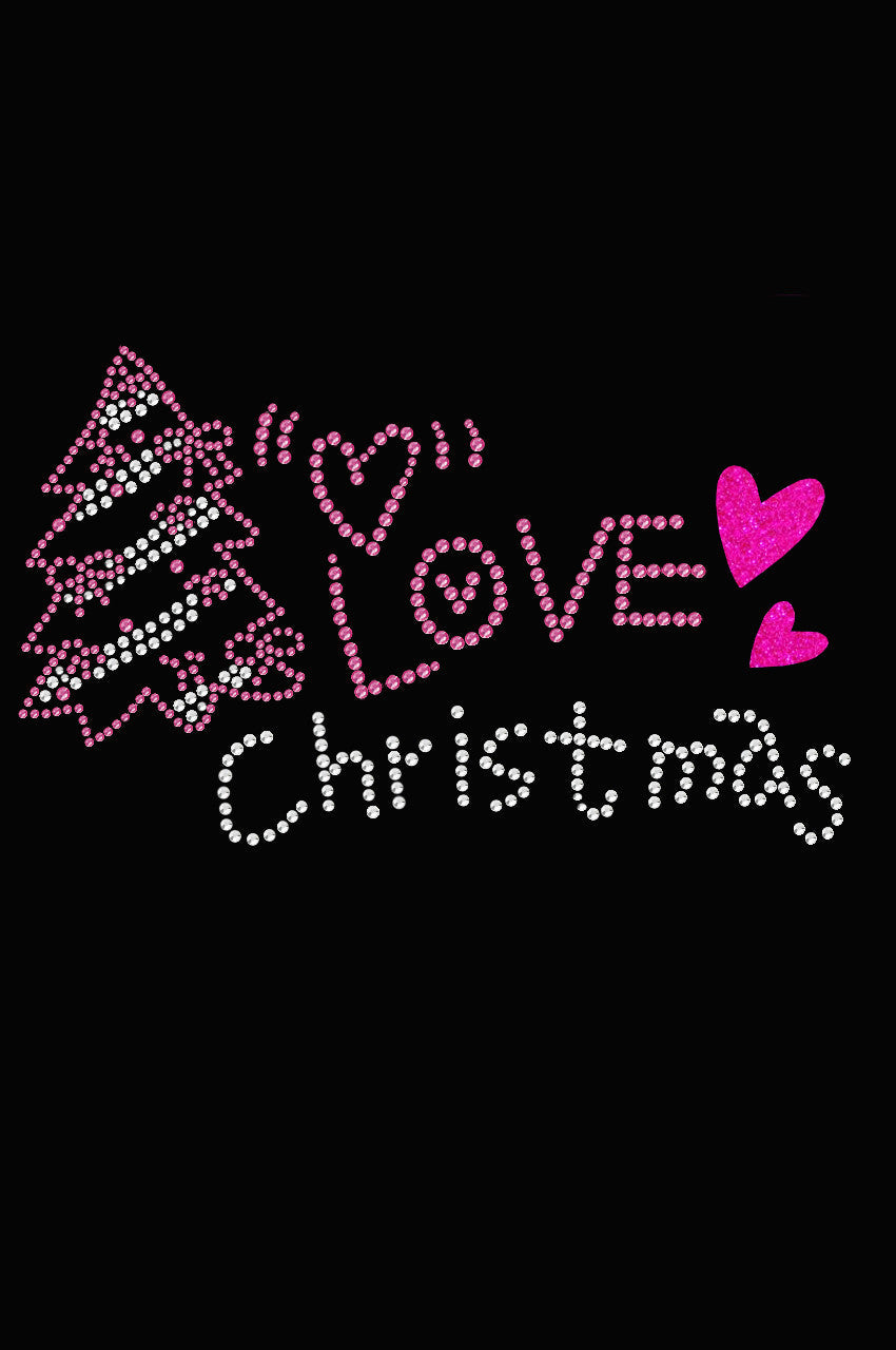Love Pink Christmas - Womens T-shirt
