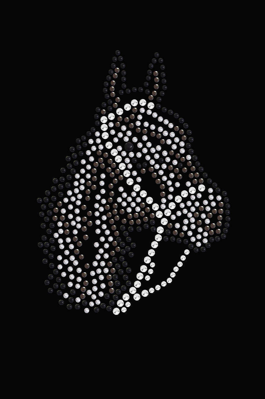 Horse Face (Brown Rhinestuds) - bandana