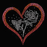 Heart with Rose - Women's Tee