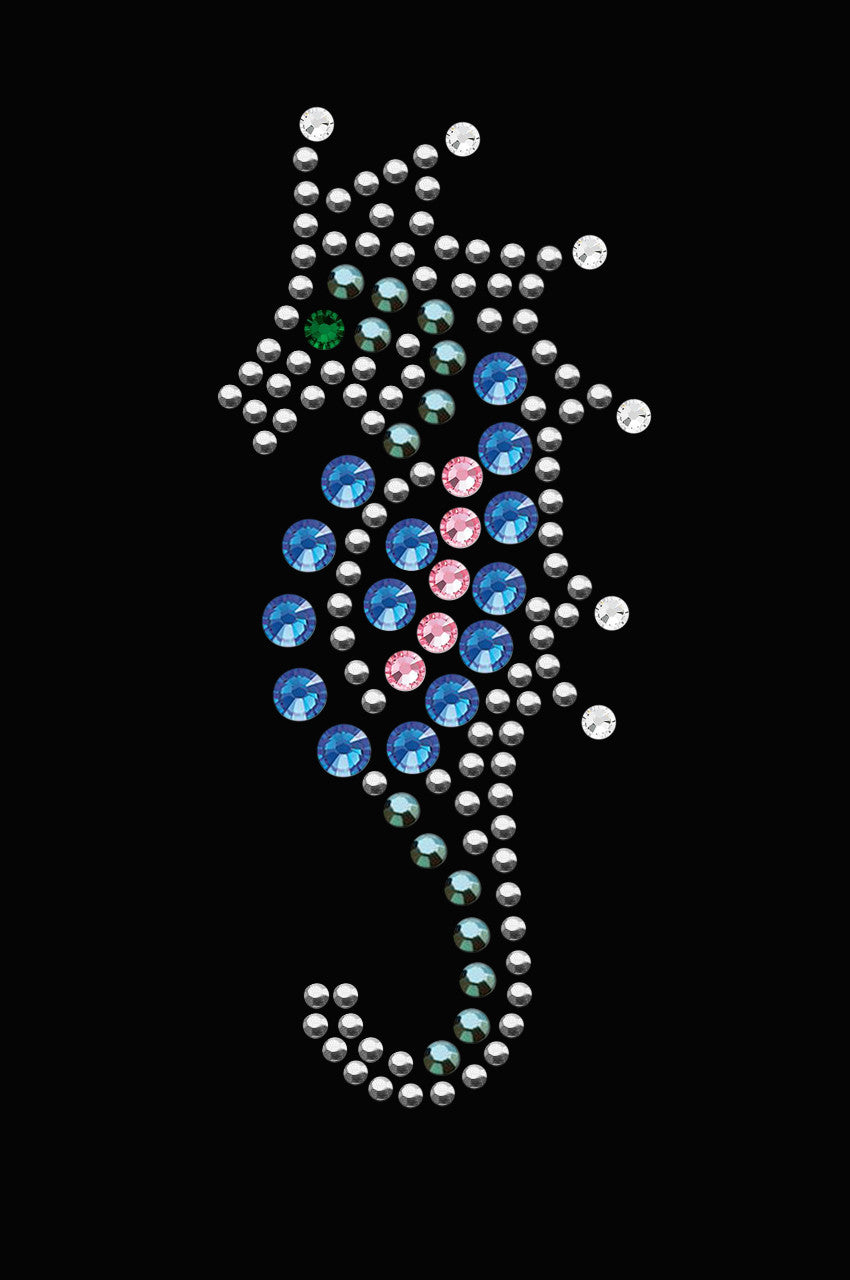 Seahorse (Blue) - Women's T-shirt