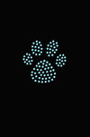 Paw (Blue Rhinestuds) - Women's T-shirt