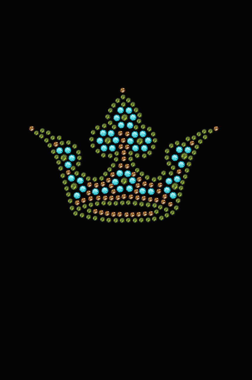 Crown 3 (Lime, Turquoise, & Brown) - Bndana