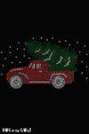 Christmas Truck (Small) - Womens Tee