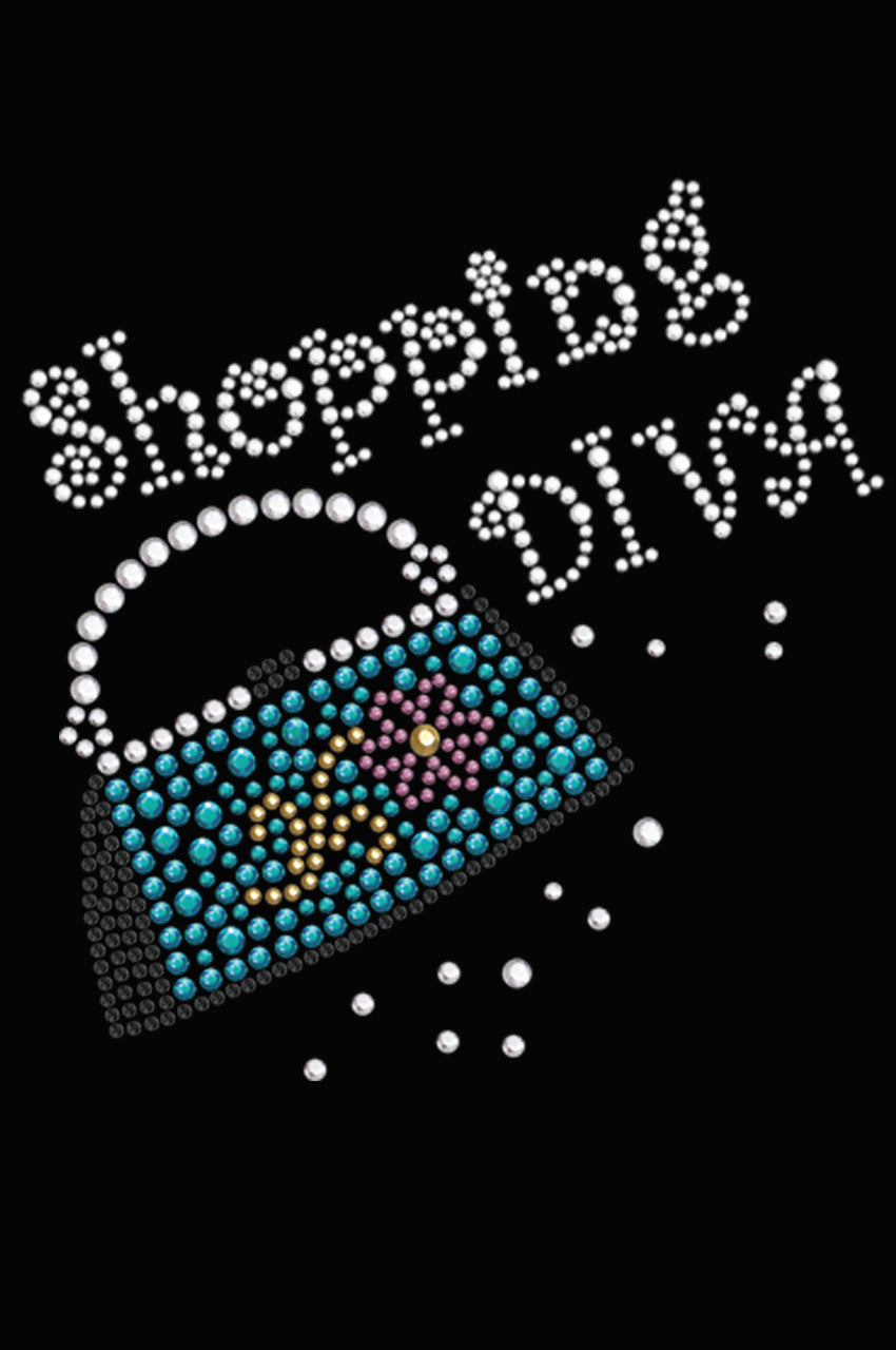 Shopping Diva - Handbag - Womens T-shirt