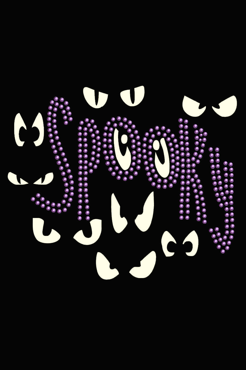 Spooky Glow in the Dark Eyes - Womens Tee