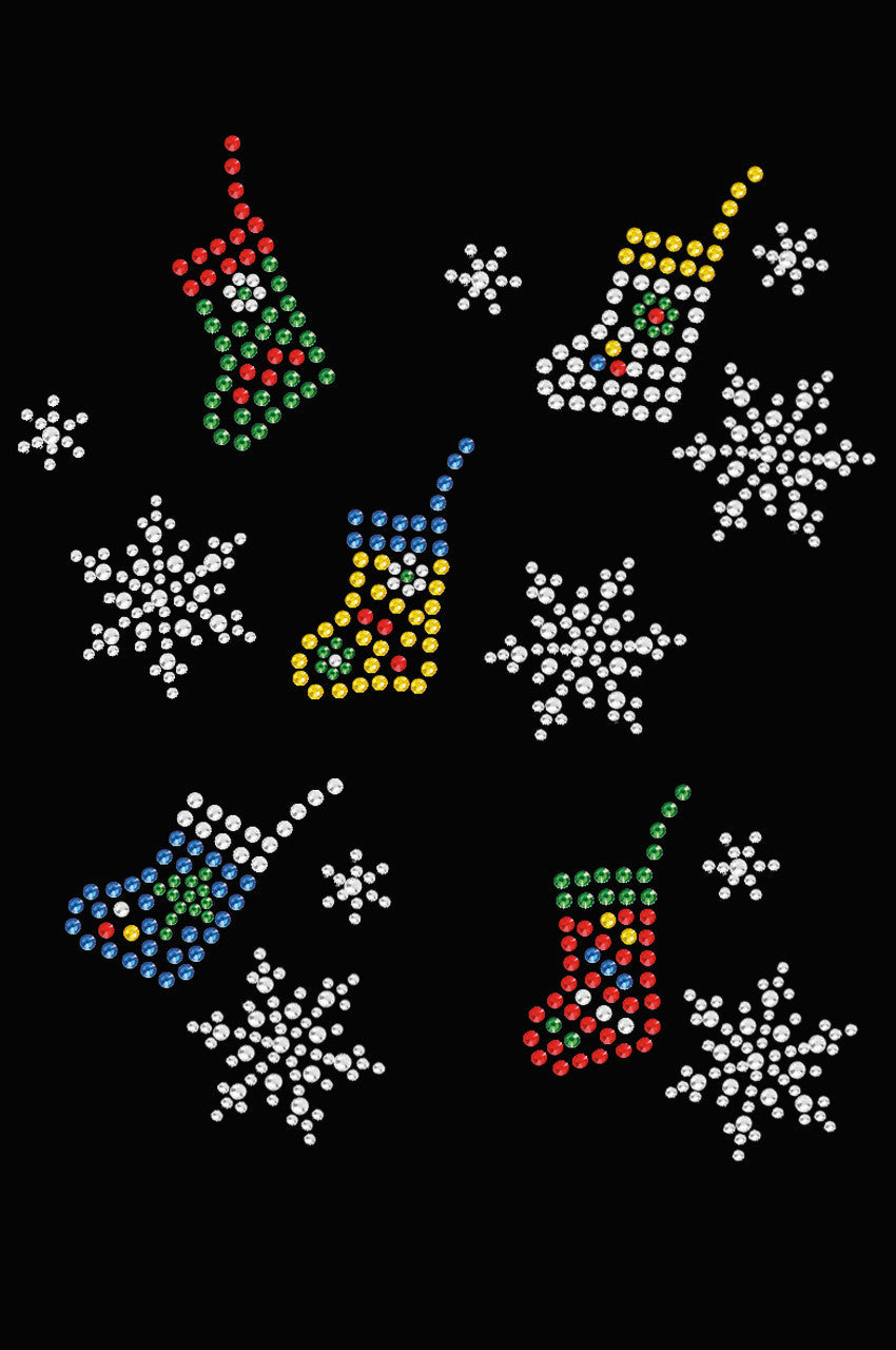 Stockings & Snowflakes - Womens Tee