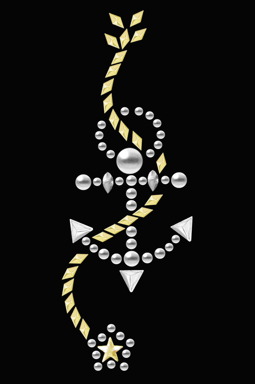 Anchor with Rope (Nailhead) - Women's T-shirt