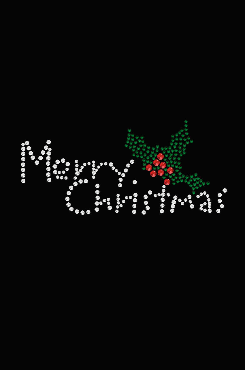 Merry Christmas with Holly - Womens Tee