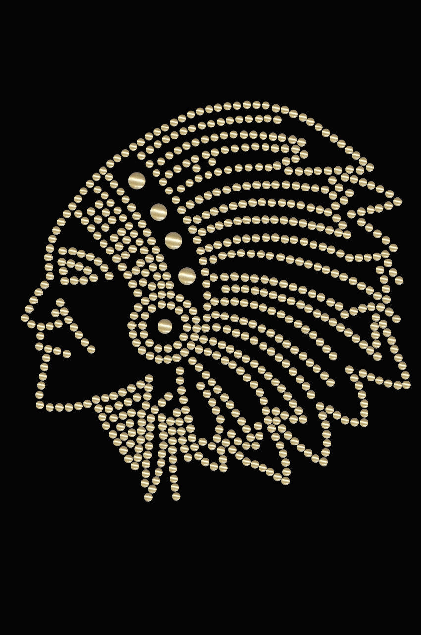 Indian (Gold Nailheads) - Womens T-shirt