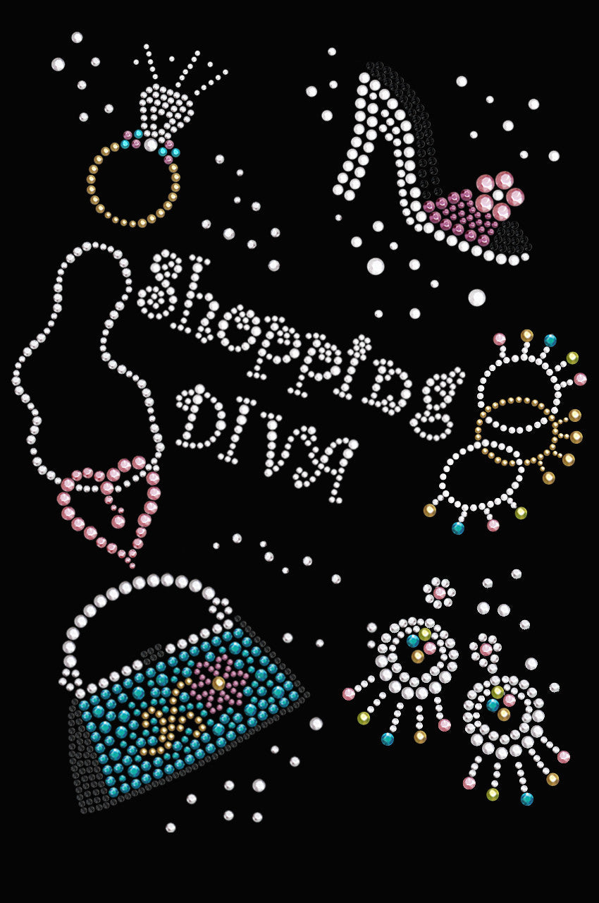 Shopping Diva - Womens T-shirt