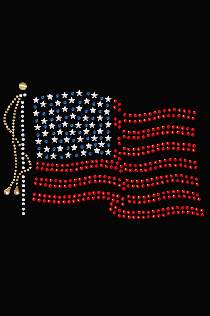 USA Flag - Womens T-shirt