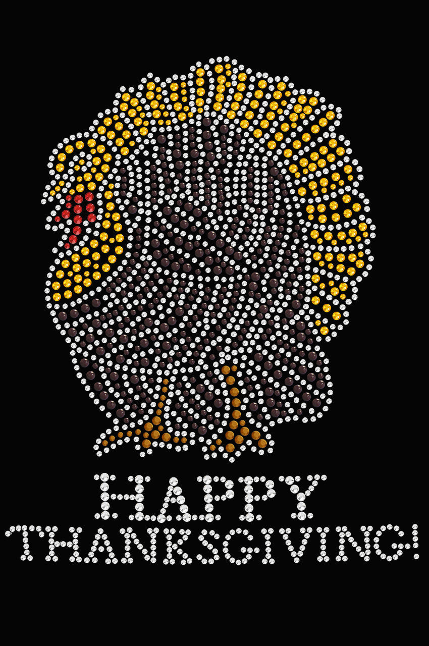 Happy Thanksgiving Turkey 1- Womens T-shirt