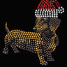 Dachshund  2 with Santa Hat - Women's T-shirt